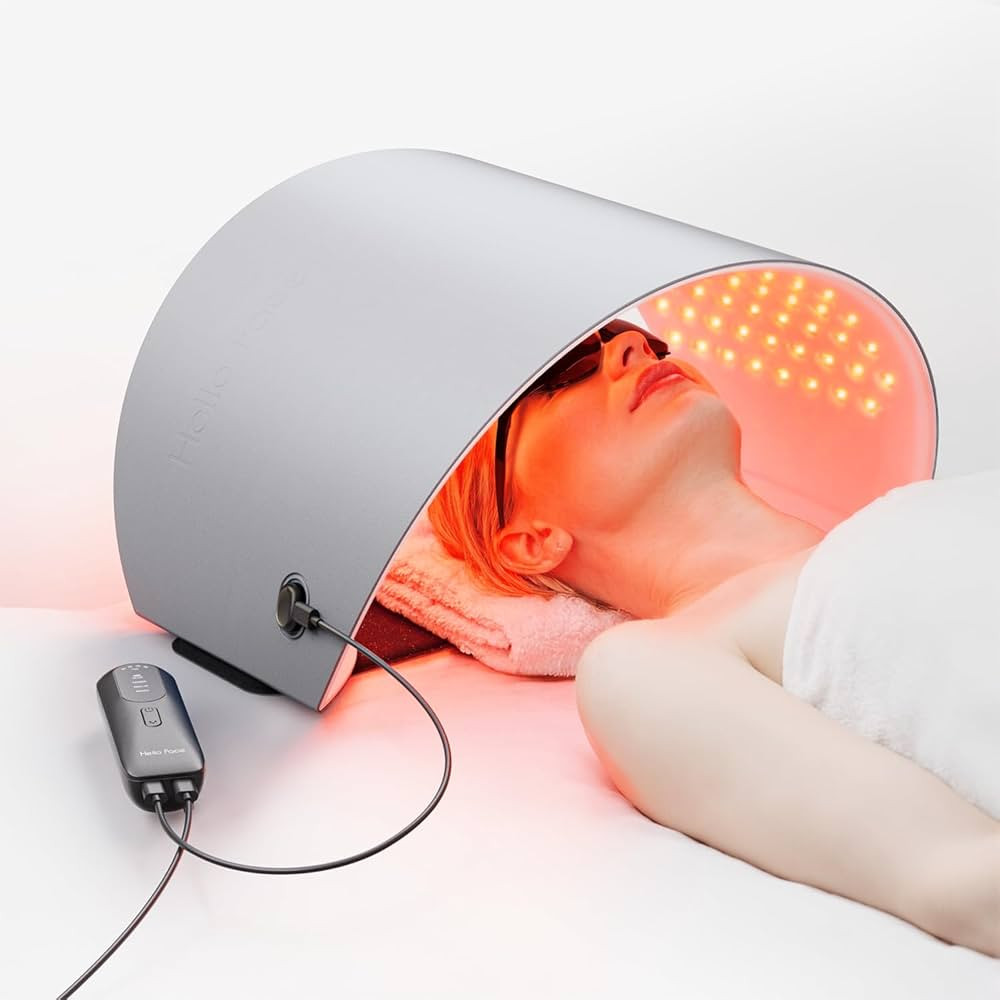 FDA Cleared Red Light Therapy for Face and Neck, 4 Modes LED Mask Light Therapy, Blue Infrared Re... | Amazon (US)