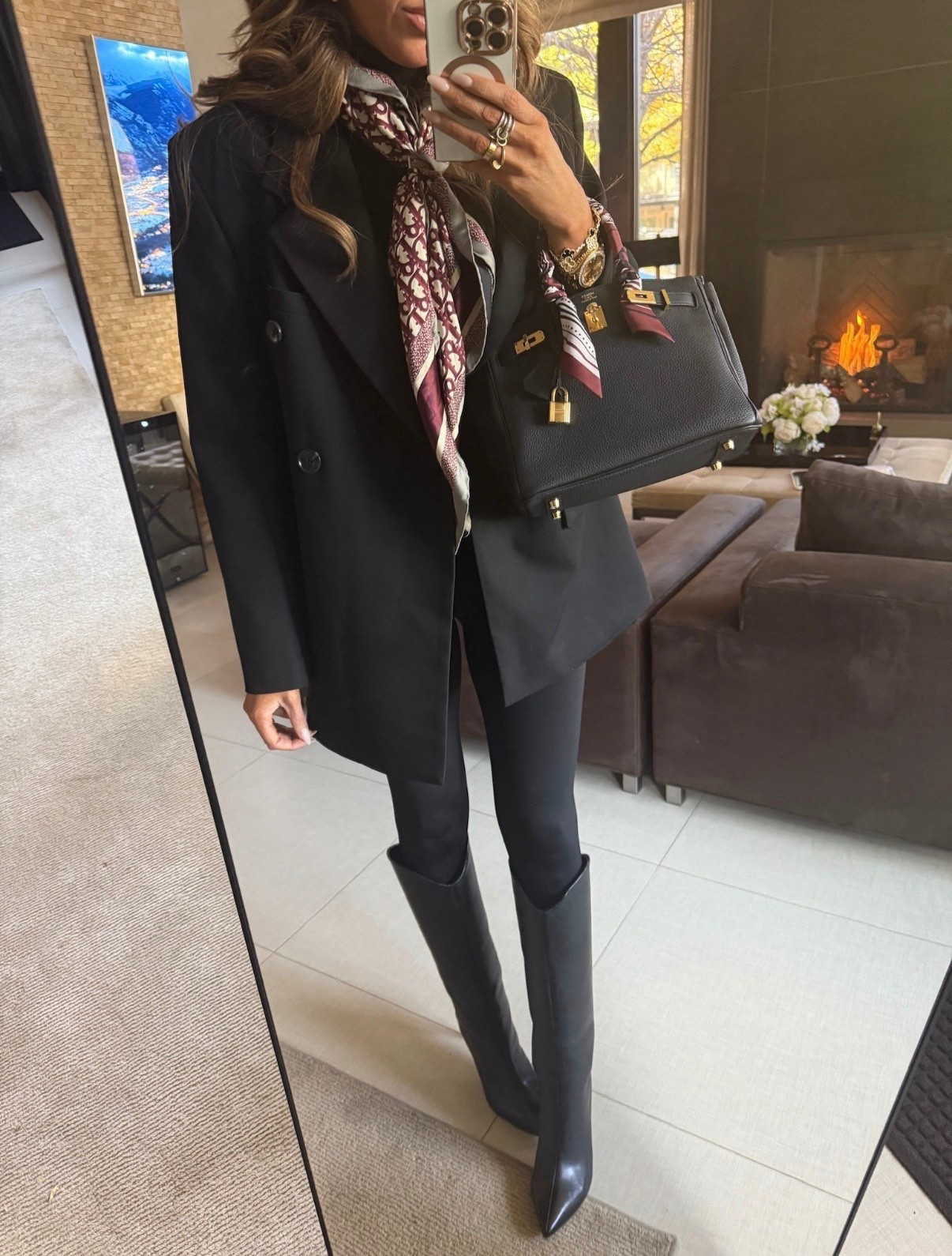 Wearing a size small in this jacket! 

Fall fashion, Fall outfit inspo, Fall outfit ideas, Dior scarf, Black boots, Leggings, Thanksgiving, Thanksgiving outfit, Holiday Party, Jacket, Fall photo outfits, Boots, Emily Ann Gemma

#LTKStyleTip #LTKSeasonal #LTKHoliday