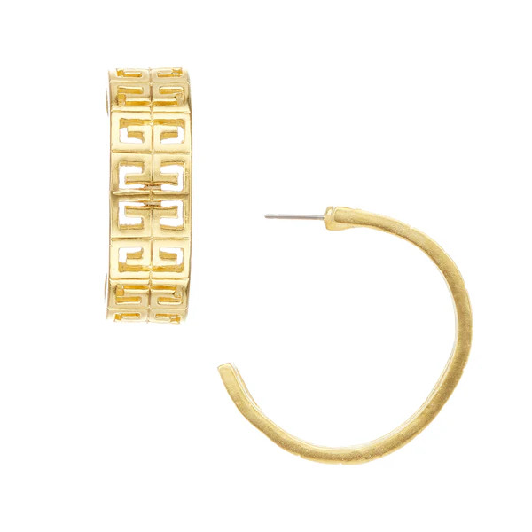 Greek Key Hoops | Susan Shaw