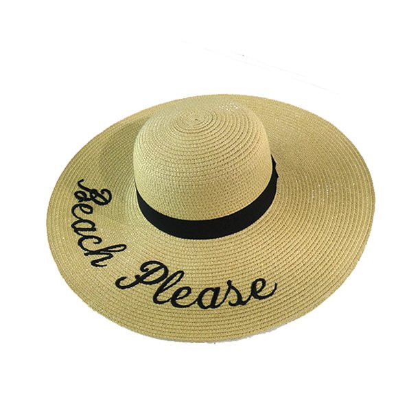 Beach Please Floppy Fun Sun Hat - Walmart.com | Walmart (US)