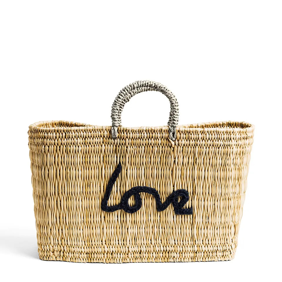 Love Rectangle Basket Bag - Navy | Daylesford Organic