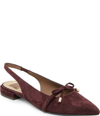 Dolce Vita Payge Suede Slingback Bow Flats | Dillard's | Dillard's