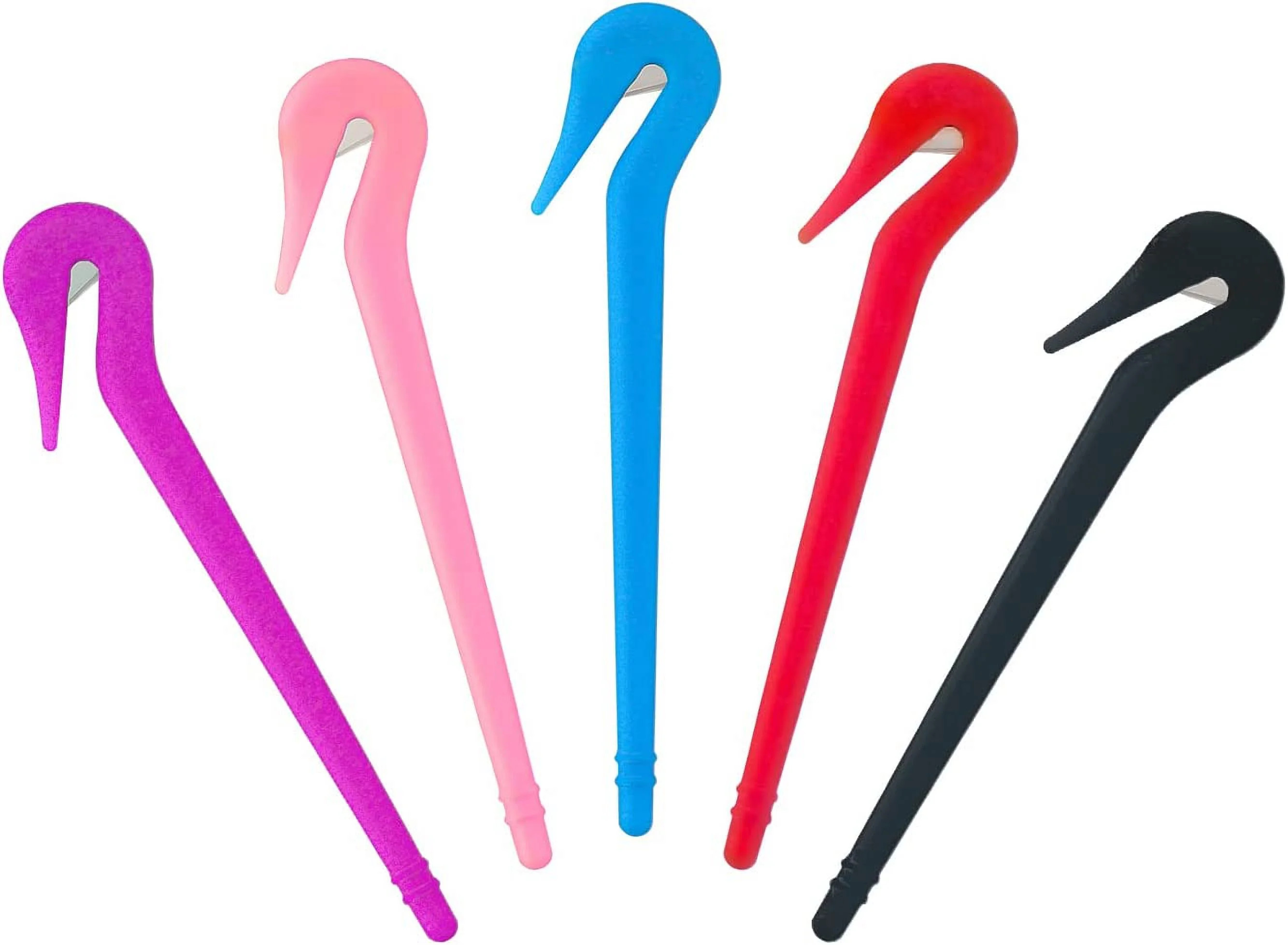 5pcs Hairband Removal Tool, Plastic Hair Tie Cutter Elastic Hairband Cutter Ponytail Remover Tool... | Walmart (US)