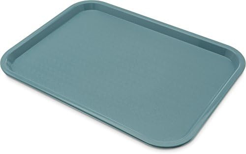 Carlisle FoodService Products Cafe Plastic Fast Food Tray, 12" x 16", Slate | Amazon (US)