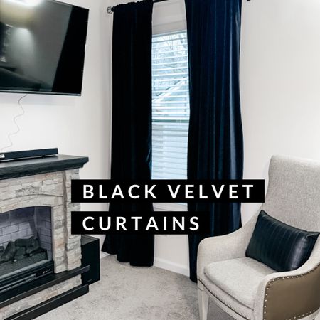 Beautiful black velvet curtains. Come in other colors. You get 2 panels for $30.00 and free shipping. 

#LTKhome #LTKfindsunder100 #LTKfindsunder50