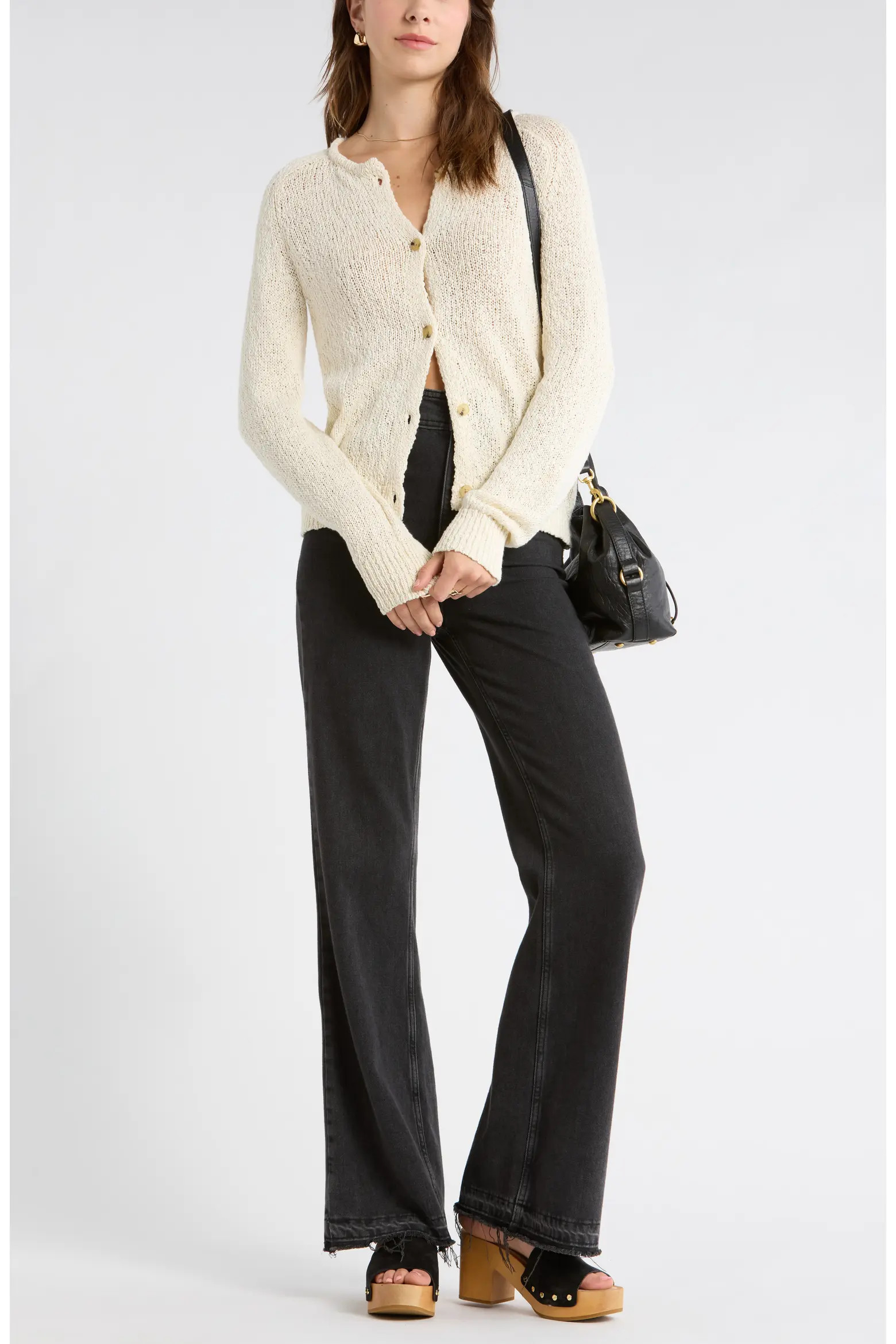 Melrose and Market Cotton Sweater Cardigan (Women) | Nordstromrack | Nordstrom Rack