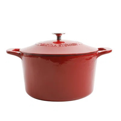 Martha Stewart Gatwick 7 qt. Cast Iron Round Dutch Oven with Lid | Wayfair North America