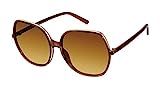 TAHARI TH739 Square Translucent UV Protective Hexagon-Shaped Sunglasses | Wear Year-Round | A Gift o | Amazon (US)
