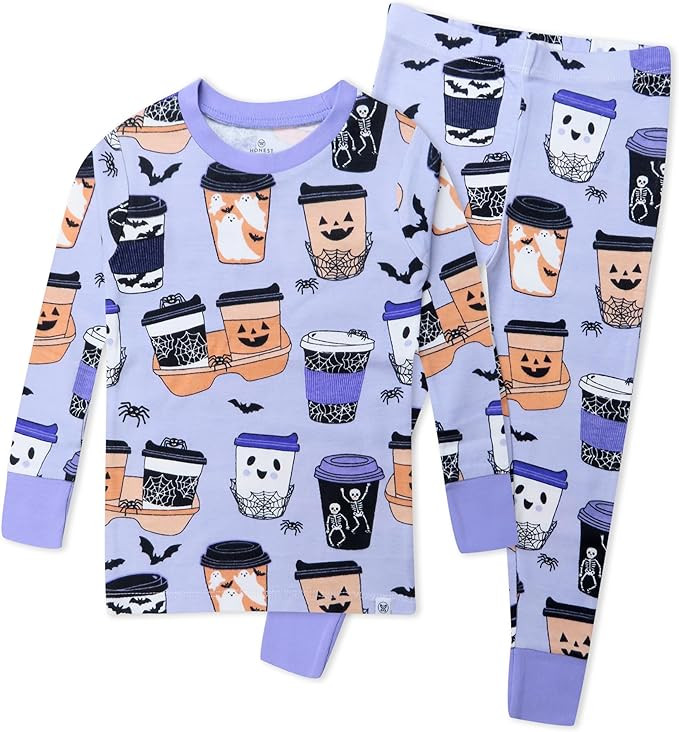 HonestBaby Unisex Celebration 2-Piece Pajamas Sleepwear Pjs 100% Organic Cotton for Baby, Toddler... | Amazon (US)
