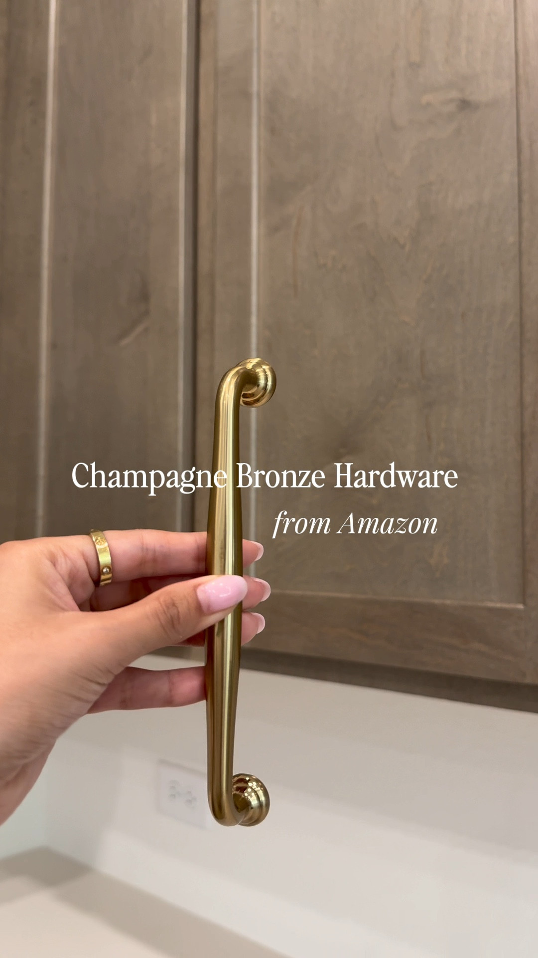 can't stop thinking about the kitchen hardware from @Amazon 🤤 It fits perfect for these maple almond cabinets🤎
#amazonfinds#kitchenhardware#buildergrade#kitchenupgrade#newhome 

#LTKSaleAlert #LTKHome #LTKSeasonal