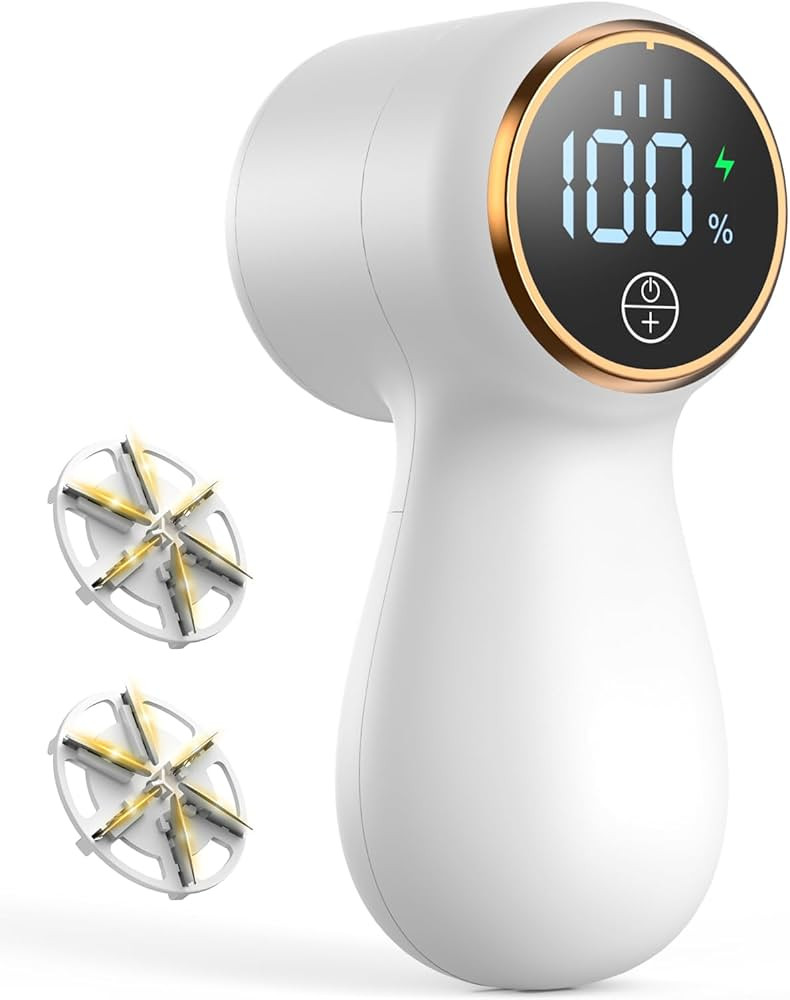 Rechargeable Fabric Shaver Lint Remover, Sweater Shaver with 3-Speed Control, LED Display Clothes... | Amazon (CA)