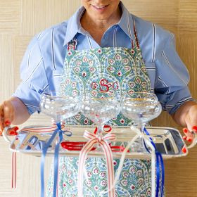 Mark &amp; Graham x Pencil &amp; Paper Co. Block Print Apron | Mark and Graham