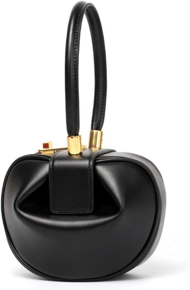 Handbags For Ladies Fashion Retro Genuine Leather Handmade Dumplings Satchel Women Small Shopping... | Amazon (US)
