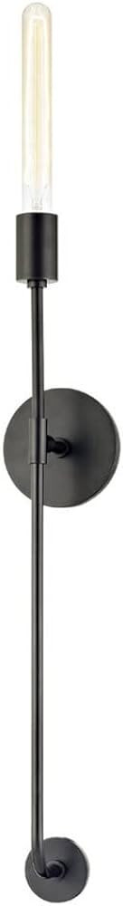 1 Light Contemporary Steel Wallchiere-35 inches H by 4.75 inches W Old Bronze -One Light Wall Sco... | Amazon (US)