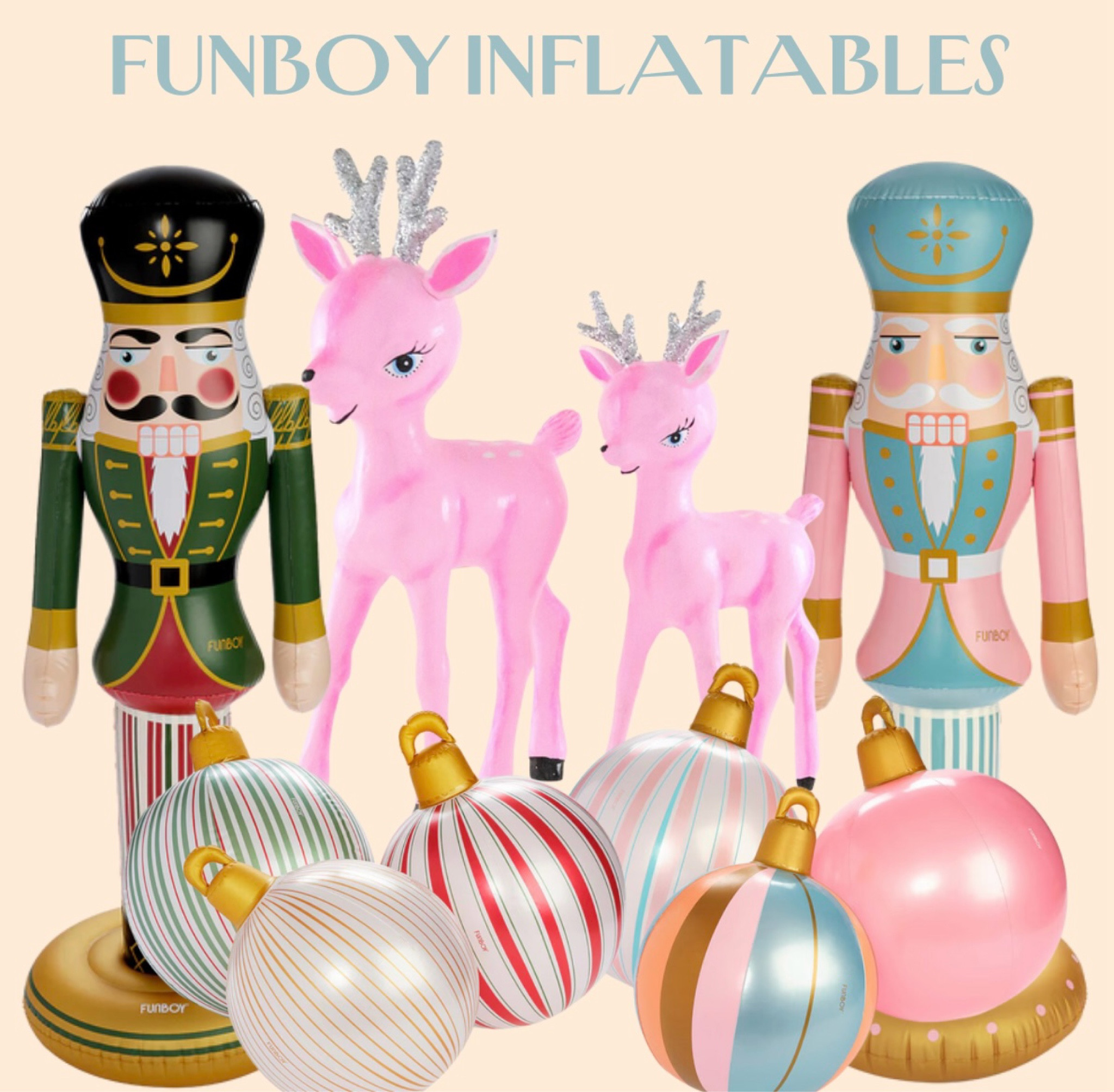 Funboy inflatable Christmas decor !!! How cute are the nutcrackers?! 

#LTKSeasonal #LTKHoliday #LTKHome