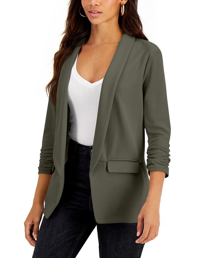 Lightweight Knit 3/4-Sleeve Blazer, Created for Macy's | Macys (US)