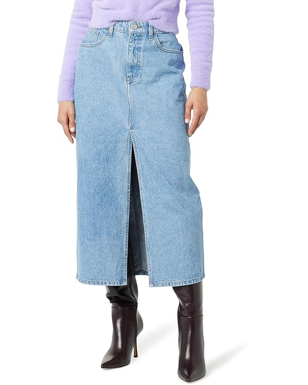 The Drop Women's Dixon Denim Column Skirt | Amazon (US)