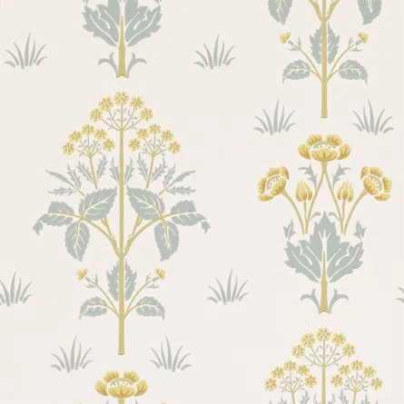 Meadow Street Floral Wallpaper Roll | Wayfair North America