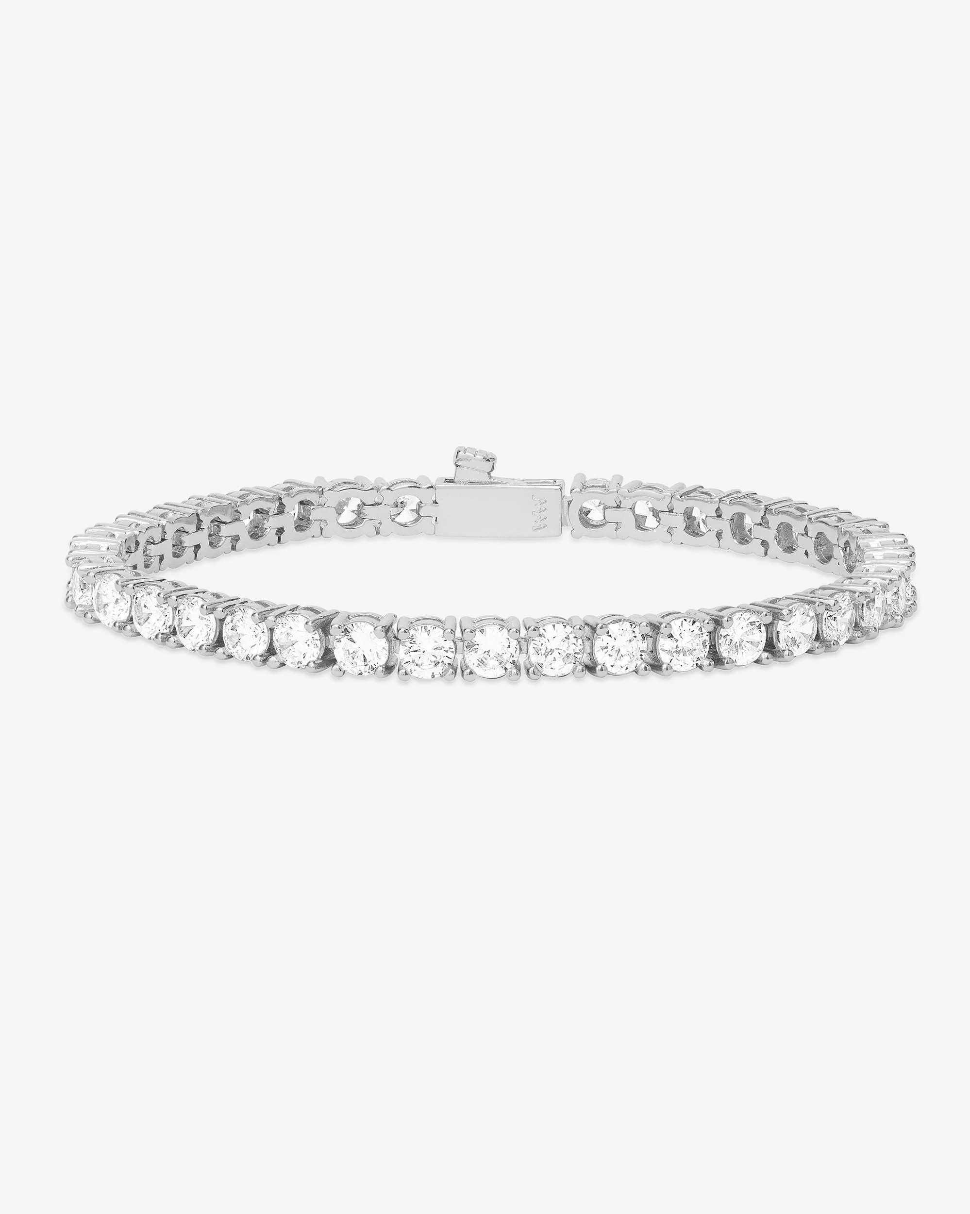 Grand Heiress Tennis Bracelet - Silver|White Diamondettes | Melinda Maria Jewelry