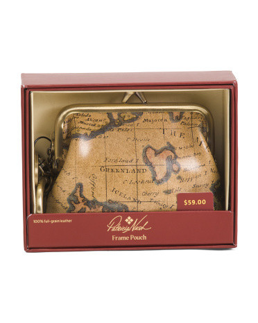Leather Boxed Borse Framed Coin Purse | TJ Maxx