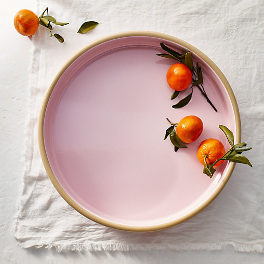 Enamel Serving Tray, Round | Terrain