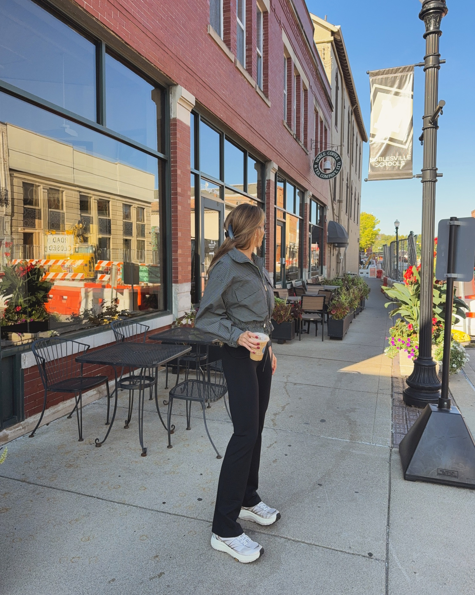 What I wore to grab coffee and cool fall Saturday morning. My flared leggings from @Spanx are on sale right now with code LTK20 they come in Long inseam options and I’m wearing size medium long. I  sized up because they do run on the tighter side.

#ad

#LTKTall #LTKmomlife #LTKootd