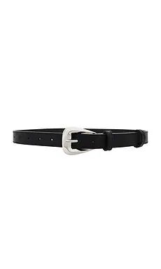 Lovers and Friends Noah Leather Belt in Black & Silver from Revolve.com | Revolve Clothing (Global)