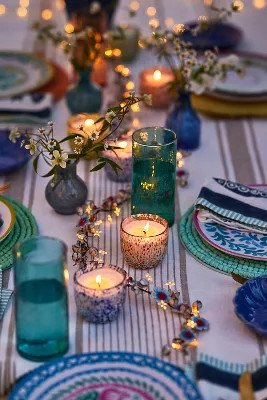 Americana Floral Iron Garland | Anthropologie (US)