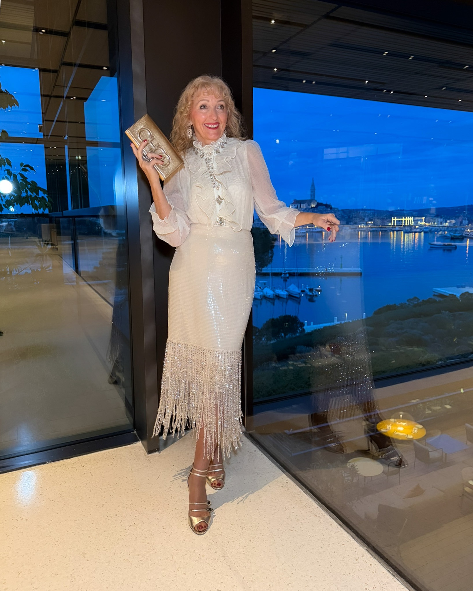 Luxury evening elegance with a soft sparkle ✨
Shop this beautiful Rich Radi Q’s set via my Instagram link Rich Radi Q’s in my BIO or similar pieces on LTK for timeless style and feminine confidence.#timelessstyle 

#LTKOver40 #LTKSeasonal #LTKootd