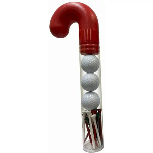 Holiday Golf Ball Candy Cane with Tees - Walmart.com | Walmart (US)