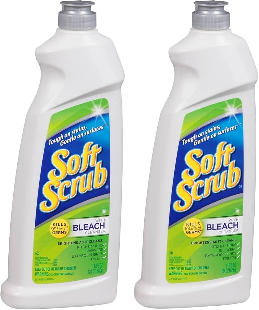 Soft Scrub Cleanser with Bleach, 24 Ounce (Pack of 2) | Amazon (US)