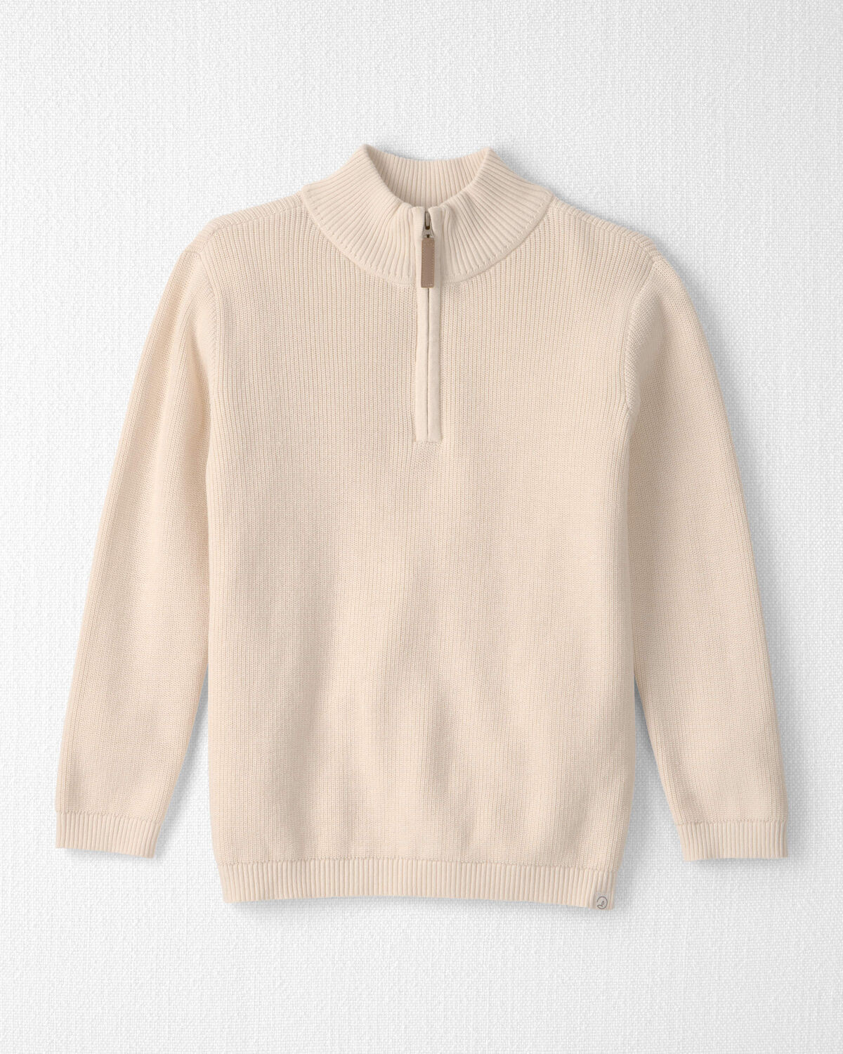 Boys Organic Cotton Quarter-Zip Pullover | Carter's Inc