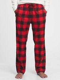 Print Flannel Pajama Pants | Gap Factory