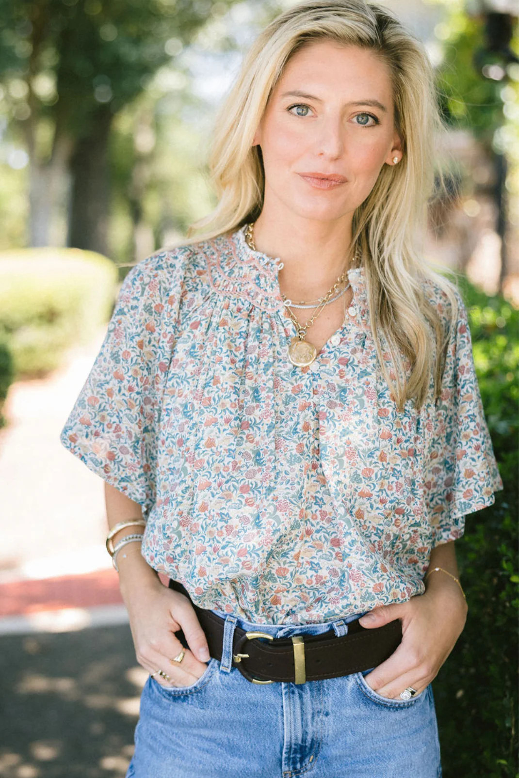 Willow Top in Pressed Primrose | Baybala