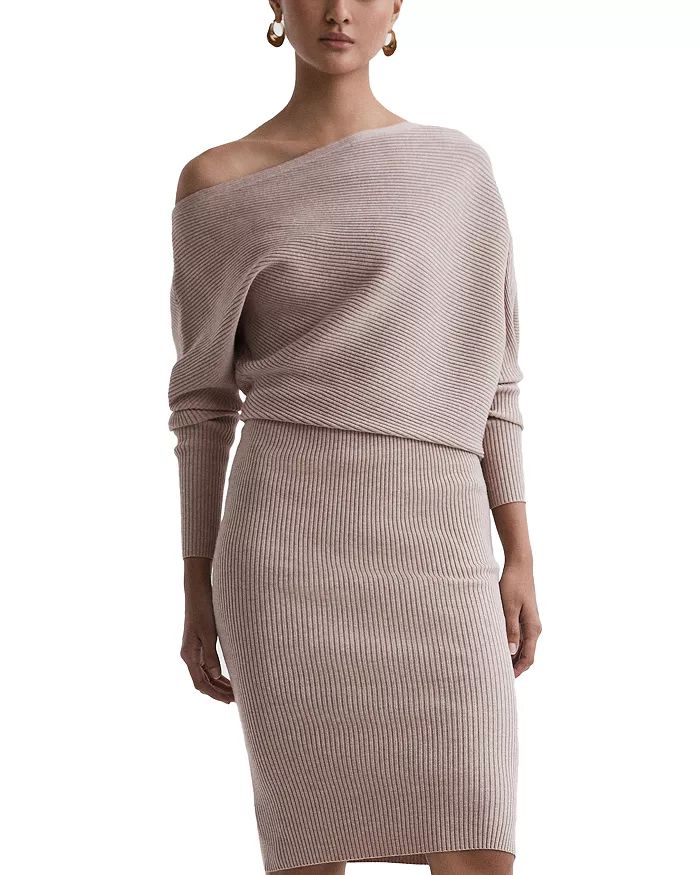 Lara Draped Knitted Bodycon Dress | Bloomingdale's (US)