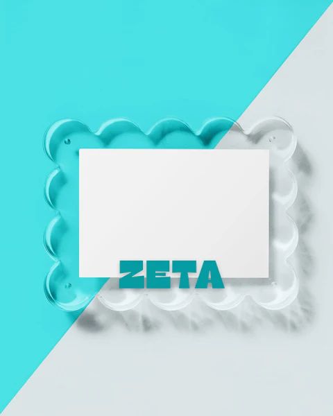 Sorority Acrylic Picture Frame - Zeta Tau Alpha | Lila and Hayes