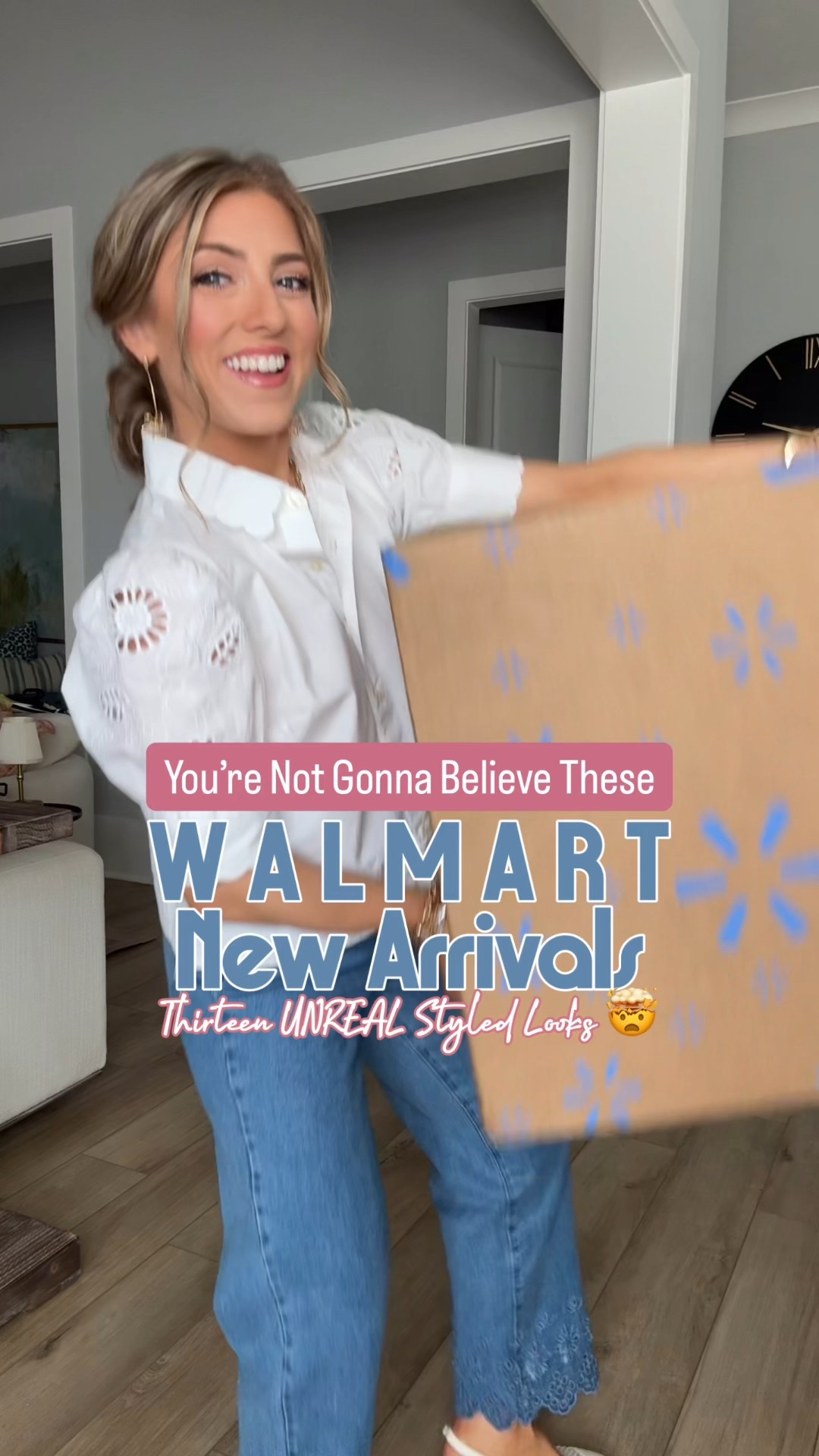 WALMART FASHION Weekly New Arrivals 🤍✨

This week’s Walmart fashion new arrivals might truly be some of the BEST I’ve ever found 👏🏼 13 head-to-toe Walmart outfits styled and ready for spring — and every single look is affordable, wearable, and SO good.

We’re talking:

• Feminine eyelet jeans + scalloped hems
• Chic denim dresses & matching sets
• Spring sweaters + lightweight cardigans
• Classic striped dresses
• Floral midi & maxi dresses
• Bright pink statement pieces
• The prettiest yellow tops
• Neutral woven handbags
• Raffia platforms, ballet flats & spring sandals

Everything is styled completely head to toe from Walmart — outfits, shoes, handbags, accessories — and the quality is unreal for the price point. These are the kind of pieces you can wear for spring break, Easter, church, teacher outfits, date night, everyday mom life, and vacations.

If you’re building a spring capsule wardrobe on a budget, this is SUCH a good drop 🙌🏼 So many classic, feminine, polished pieces that look boutique but are Walmart prices.

All 13 looks are linked in LTK 🤍

#WalmartFashion #WalmartNewArrivals #HeadToToeWalmart #AffordableFashion #SpringFashion #WomensFashion #SpringOutfits #WalmartFinds #MomStyle #TeacherStyle #BudgetStyle #LTKStyle