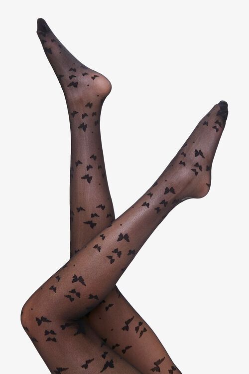 Sheer Butterfly Print Tights | Forever 21 | Forever 21 (US)