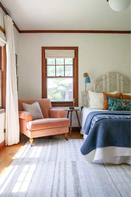 Enjoy this guest room/office while you can, because I suddenly had the urge last night to completely redo it. I’m a very practical, methodical, thorough-thinking person, but I guess sometimes I snap and have whims! I’m thinking I need more playful colors, classic florals, and (gasp) less block print. (Is block print going to be dated soon??? Sacrilege, I know.)

#LTKhome