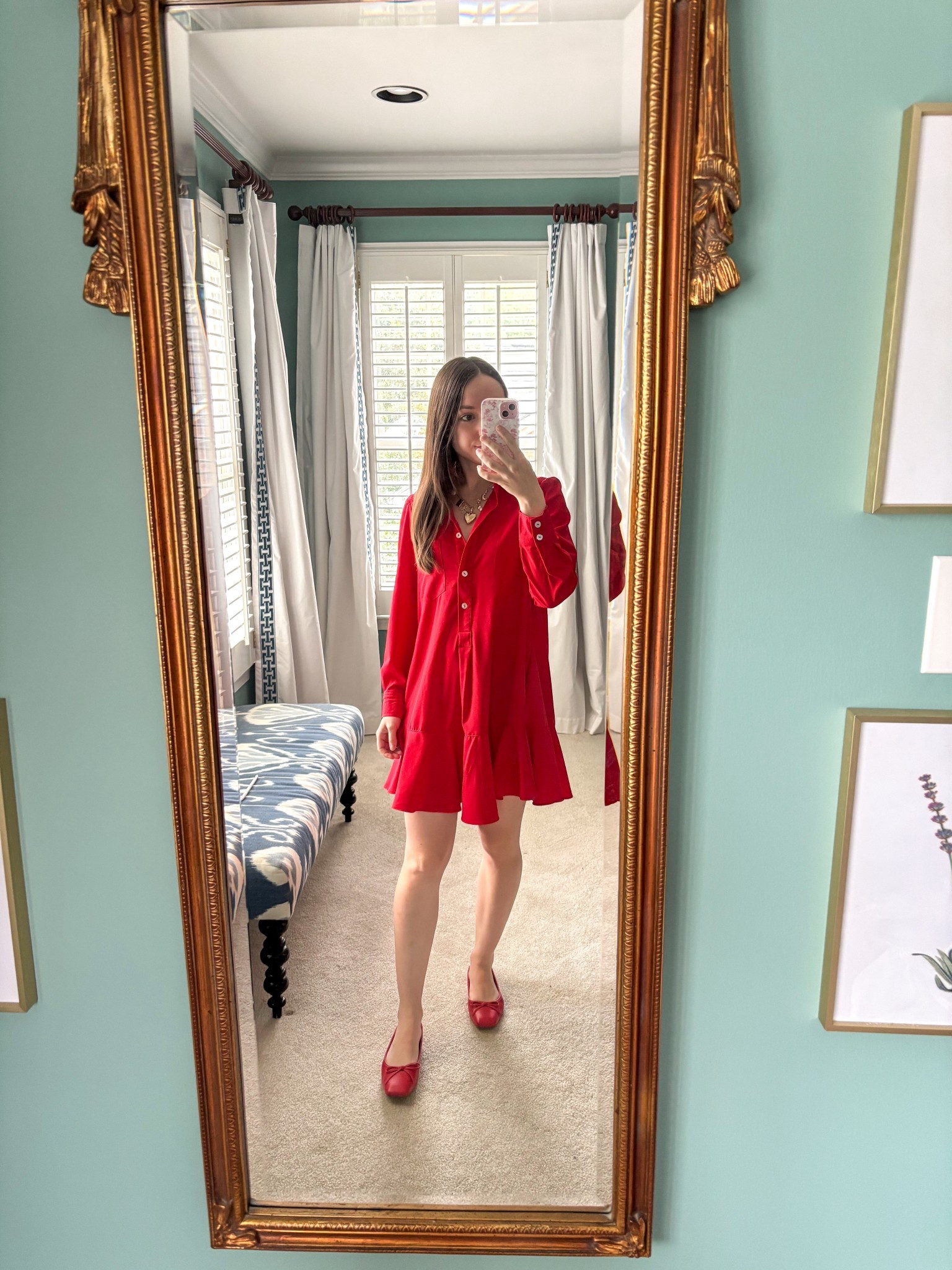 A very red Sunday outfit ❤️