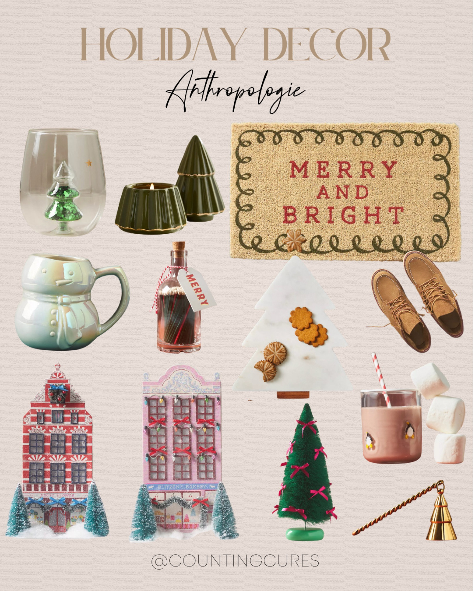 These holiday decor pieces from Anthropologie are the perfect festive addition to your home with Christmas fast-approaching!
#winterornaments #homestyling #decorinspo #holidayseason

#LTKHome #LTKStyleTip #LTKSeasonal