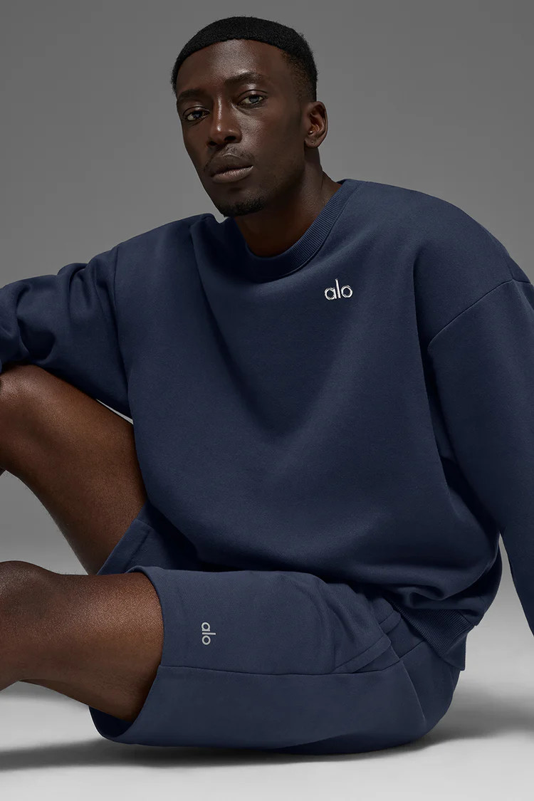 Accolade Crew Neck Pullover - Navy | Alo Yoga (US)