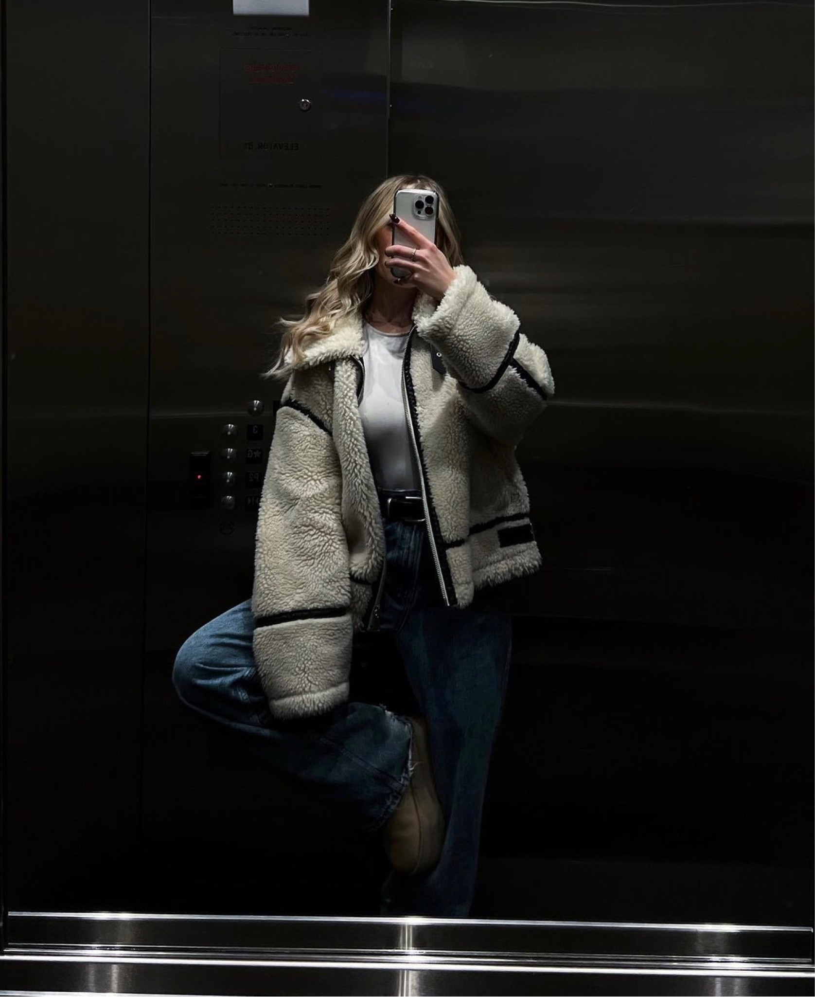 wouldn’t be cozy szn without some sherpa😉

if you’re like me and wanting to stay away from dressing lazy this winter, Ive designed the perfect equation to help you do so😉: sherpa/aviator/puffer jacket +  jeans + Uggs (accessories as needed)🤍 this sandwich never fails and will guarantee you always leave the house looking super cute & cozy🫶🏻

#LTKstyletip #LTKfindsunder100 #LTKSeasonal