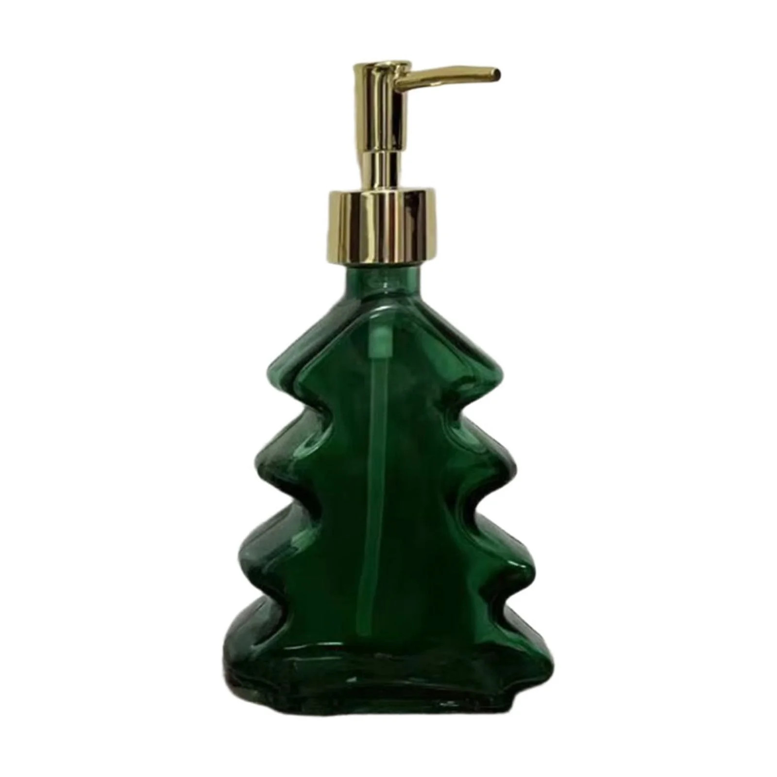 Glass Soap Dispenser, Christmas Tree Shape Hand Dish Soap Dispenser with Pump for Bathroom, Kitch... | Walmart (US)