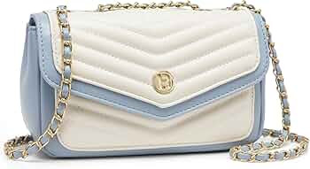 BOSTANTEN Crossbody Purses for Women Multi Pocket Quilted Cross Body Bag Leather Shoulder Handbag... | Amazon (US)