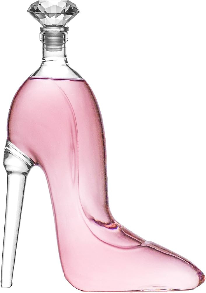 Heel Stiletto High Heels Shape Decanter Whiskey and Wine Decanter with Stopper - High Heel Decant... | Amazon (US)