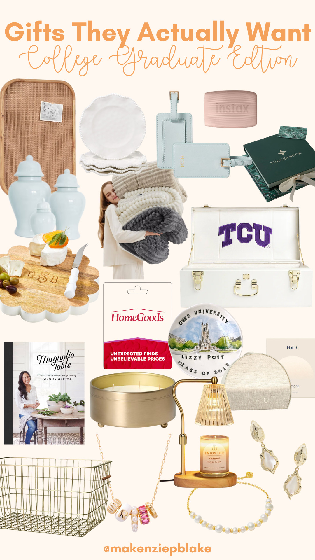 Gifts they actually want — college graduate edition 🎓

Rounded up some gift ideas that feel both fun and useful for life after graduation — apartment essentials, personalized pieces, keepsakes, and a few things they wouldn’t think to buy for themselves.

Saving this list for upcoming grad parties 🤍 everything linked here!

#collegegradgifts #graduationgiftideas #classof2025 #gradgiftguide #newapartmentessentials #collegegraduate #ltkfinds 🎓✨ 

 #LTKSeasonal #LTKHome #LTKWorkwear