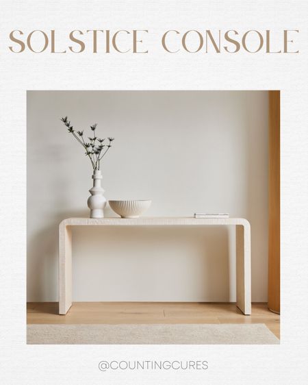 Minimalist but functional; that is the Solstice console! 
#furniturefinds #homestyling #neutralaesthetic #westelm

#LTKstyletip #LTKhome #LTKSeasonal