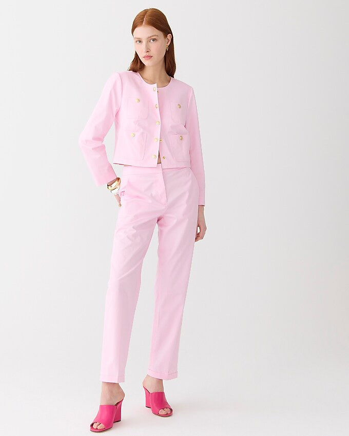 Kate cuffed straight-leg pant in lightweight chino | J. Crew US