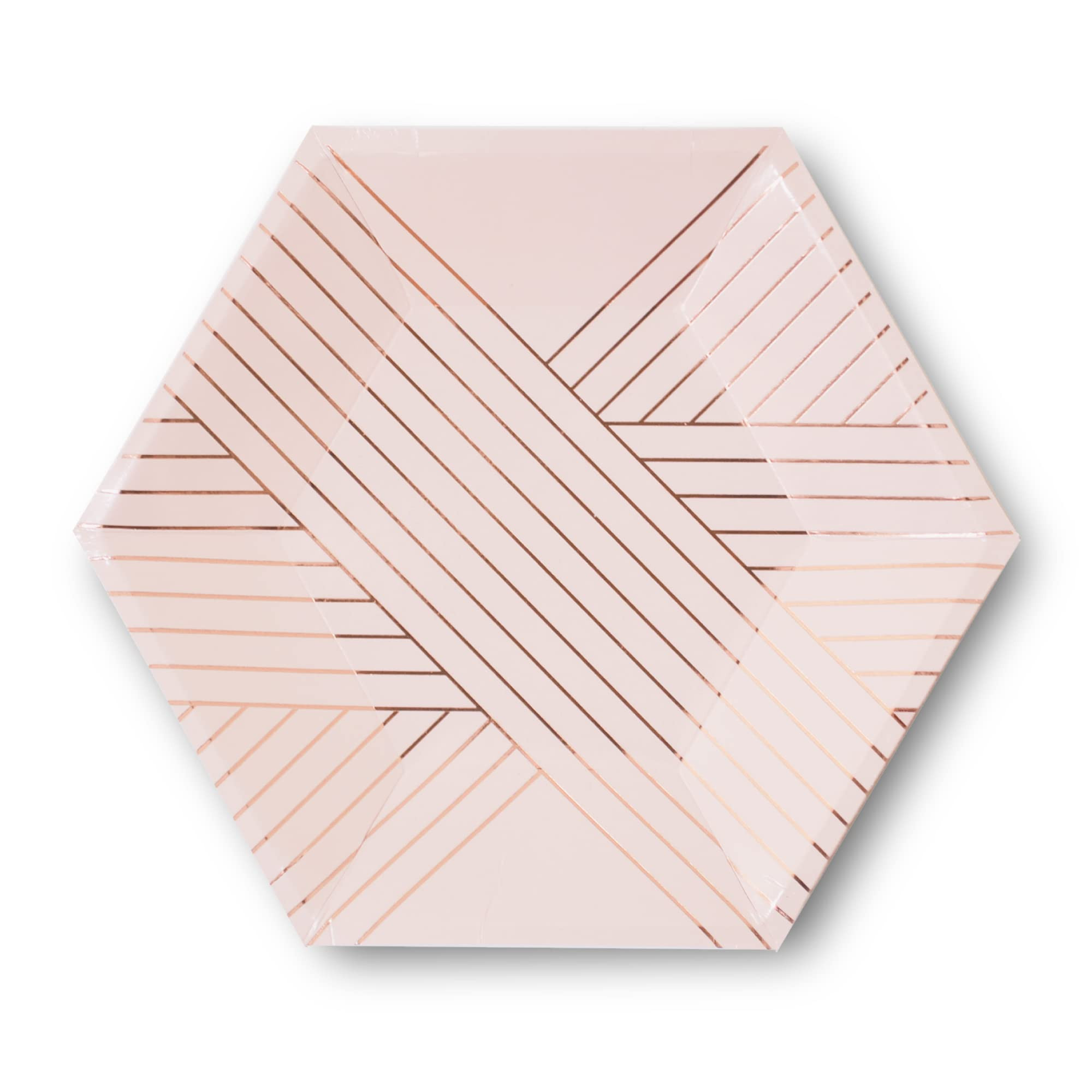 Harlow & Grey Amethyst Small Party Plates Set, 24 Ct Pack, 8” Elegant Disposable Paper Dinnerwa... | Amazon (US)